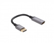DisplayPort til HDMI Adapter 8K Sort - 0.2m