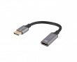 DisplayPort til HDMI Adapter 4K Sort - 0,2m