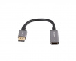 DisplayPort til HDMI Adapter 4K Sort - 0,2m