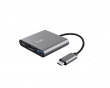 Dalyx 3-i-1 multiport USB-C-Adapter