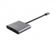 Dalyx 3-i-1 multiport USB-C-Adapter