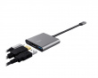 Dalyx 3-i-1 multiport USB-C-Adapter