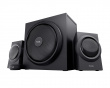 Yuri 2.1 Højttalere med Subwoofer - Sort