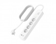 Strømudtag med Overspændingsbeskyttelse - 4 porte - USB-C PD