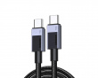 Hurtig Opladning USB-C til USB-C PD 100W Kabel 3m - Space Gray