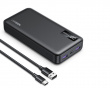 Two-Way Hurtig Opladning Powerbank 20000 mAh - Sort