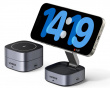 Qi 3-i-1 MagSafe Trådløs Oplader med USB-C-port