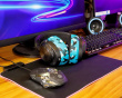FreeZe Nova Pro Wireless Ørepuder - Cyan Prism