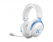 V9 Pro Trådløst Headset - Hvid/Blå