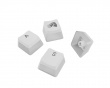 Aura V3 Keycaps Hvid - Nordic ISO