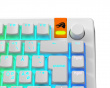 Aura V3 Keycaps Hvid - Nordic ISO