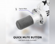 T688 Mikrofon Bundle - K688 USB/XLR Mikrofon - Dynamisk Mikrofon - Hvid