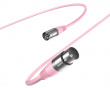 XLR Kabel - 3pin - 1.8 Meter - Lyserød