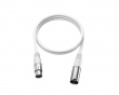 XLR Kabel - 3pin - 1.8 Meter - Hvid