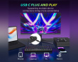 AmpliGame GK1 ANSI Gaming Tastatur - Sort