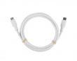 USB-C Ladekabel 60W Silikone - Hvid - 1,5m