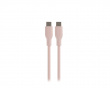 USB-C Ladekabel 60W Silikone - Lyserød - 1,5m
