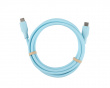 USB-C Ladekabel 60W Silikone - Turkis - 1,5m