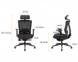 Nexus Premium Kontorstol - Sort