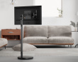Gulvstativ med justerbar arm til TV - Sort
