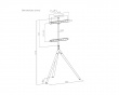 Tripod Stativ til TV 45