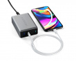 100W PD USB-C GaN Rejseoplader - 3 porte