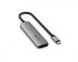 4-in-1 USB-C Slim Multiport Adapter 4K HDMI - Rumgrå