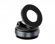 Vakuum Telefonholder med magnetisk ring - Sort