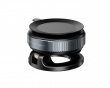 Vakuum Telefonholder med magnetisk ring - Sort