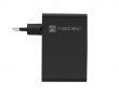 Ribera GaN 3x USB-C & 1x USB-A Oplader - 100W - Sort