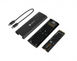 Rhino M.2 NVMe Lite External SSD Enclosure USB-C - Eksternt kabinet