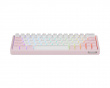 Xpunk 63 Magnetisk 60% ANSI Gaming Tastatur - Rosa/Hvid