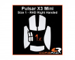 Soft Grips for Pulsar X3 Mini RHD - Hvid
