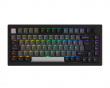 5075B Plus-S Black & Silver Trådløst Tastatur - Sort [V3 Cream Yellow Pro]