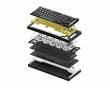 5075B Plus-S Black & Silver Trådløst Tastatur - Sort [V3 Cream Yellow Pro]