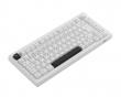 5075B Plus-S Black on White Trådløst Tastatur - Hvid [V3 Cream Yellow Pro]