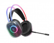 DH230 Semi-transparant RGB Gaming Headset - Sort