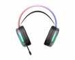 DH230 Semi-transparant RGB Gaming Headset - Sort