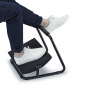 Justerbar Fodstøtte med Tiltbar Funktion - Sort