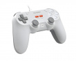 Tegenaria Lite Kablet Symmetrisk Controller - Retro Hvid Tegenaria Lite Kablet Symmetrisk Controller - Retro Hvid