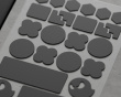GHOSTGRIPS - Universelle Greb til Mus og Tastatur - Black Heavy