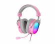 H16 Gaming Headset - Lyserød