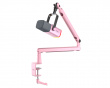 TAM8 Dynamisk Mikrofon med Mikrofonstativ - Rosa