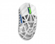 x DRG Beast X Max Gaming Mus - Side Slits - Hvid