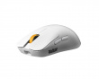 HELIX 8K Trådløs Gaming Mus - Hvid [Yellow Scroll-Wheel]