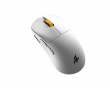 HELIX 8K Trådløs Gaming Mus - Hvid [Yellow Scroll-Wheel]