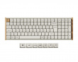 K4 HE SE QMK ISO Trådløst Tastatur [Gateron 2.0 Purple Magnetic Switch] - Wood White