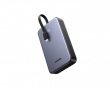 Powerbank 20000mAh 22.5W med integreret USB-C kabel