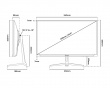 Nova 24“ IPS 1920x1080 200Hz Gaming Monitor - Sort
