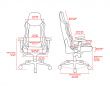 Vernazza Supersoft Fabric Gamingstol - Brun